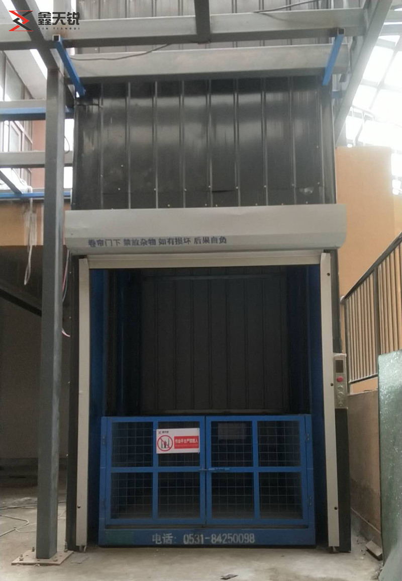 三明双轨双缸液压货梯